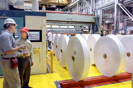 Touring the Boise plant